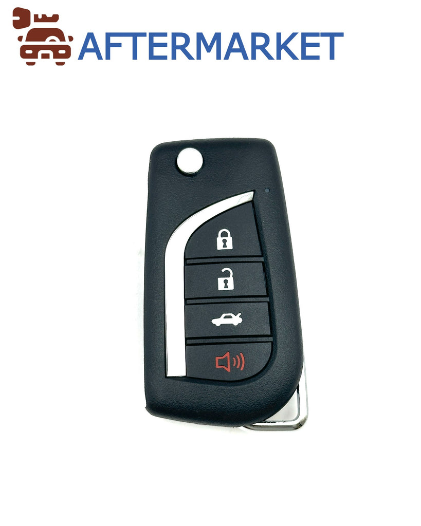 Toyota 4 Button Flip Key GQ43VT20T 315MHz, Aftermarket