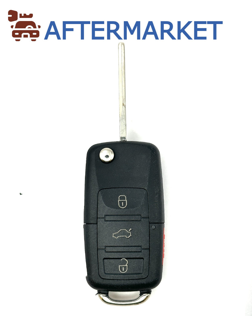 Volkswagen 4 Button Flip Key Shell, Aftermarket